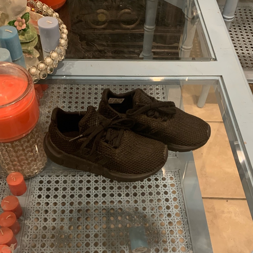 Kids Black Adidas Shoes